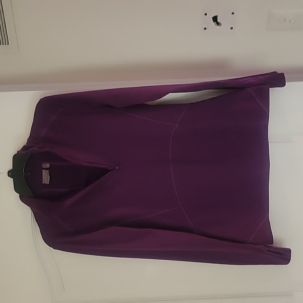 Athletic quarter zip purple from Athleta